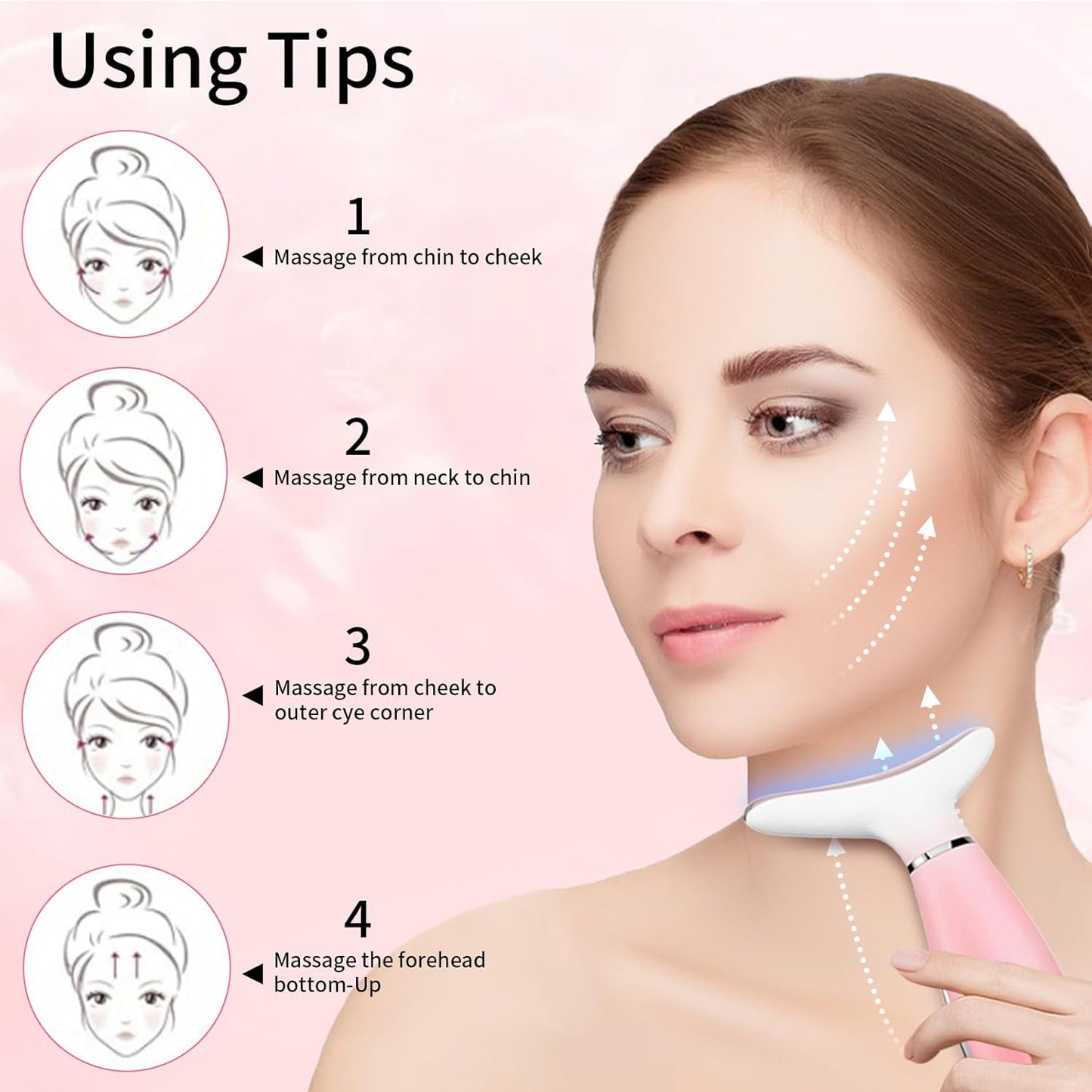 Lumière 3-in-1 Neck & Face Massager - Thermal Vibration Sculpting Tool