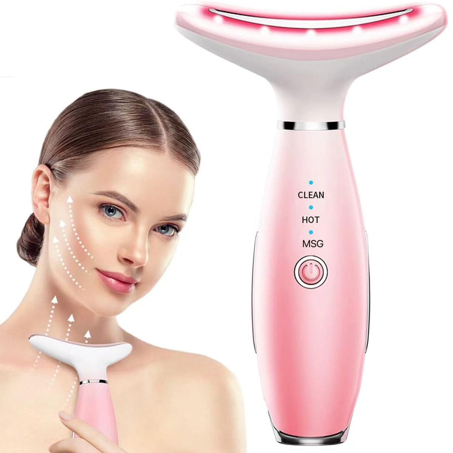 Lumière 3-in-1 Neck & Face Massager - Thermal Vibration Sculpting Tool