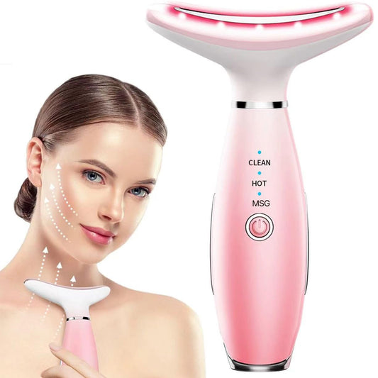 Lumière 3-in-1 Neck & Face Massager - Thermal Vibration Sculpting Tool