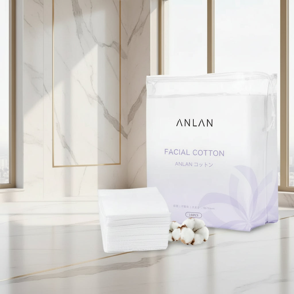 Lumiere Premium Facial Cotton Pads - K-Beauty Skincare Essential 150pk