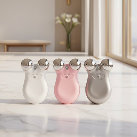 Lumiere Micro-Current Face & Neck Massager - 5-Mode Red Light Therapy Device