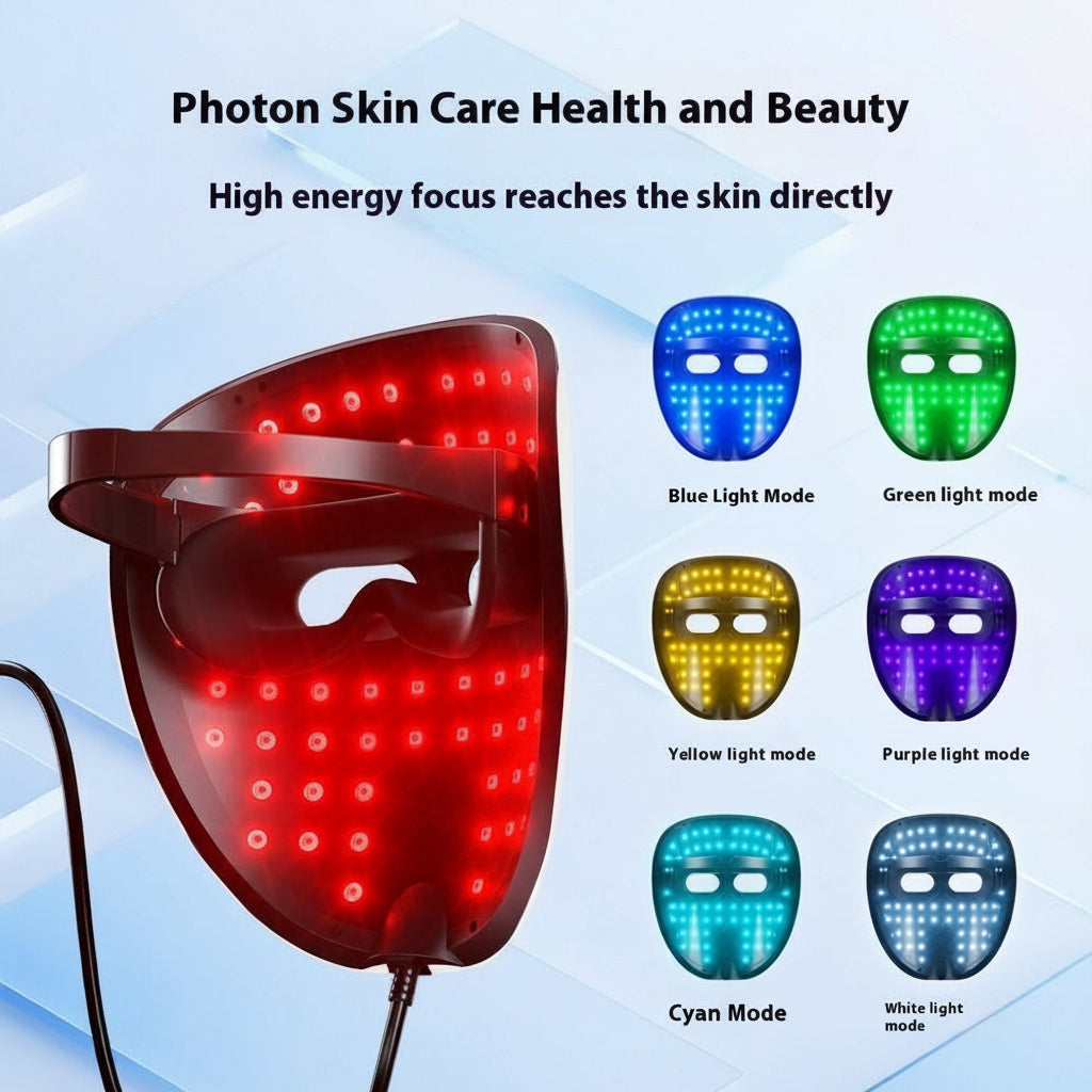 Lumière LED Light Therapy Face Mask – 7-Color Rechargeable Beauty Device